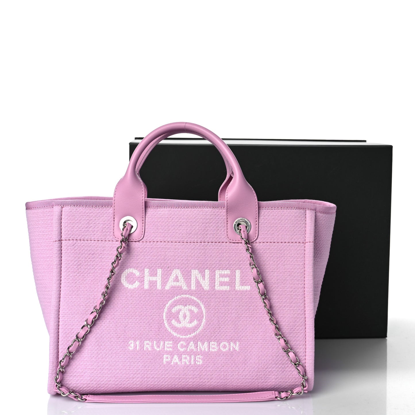Mixed Fibers Small Deauville Tote Pink