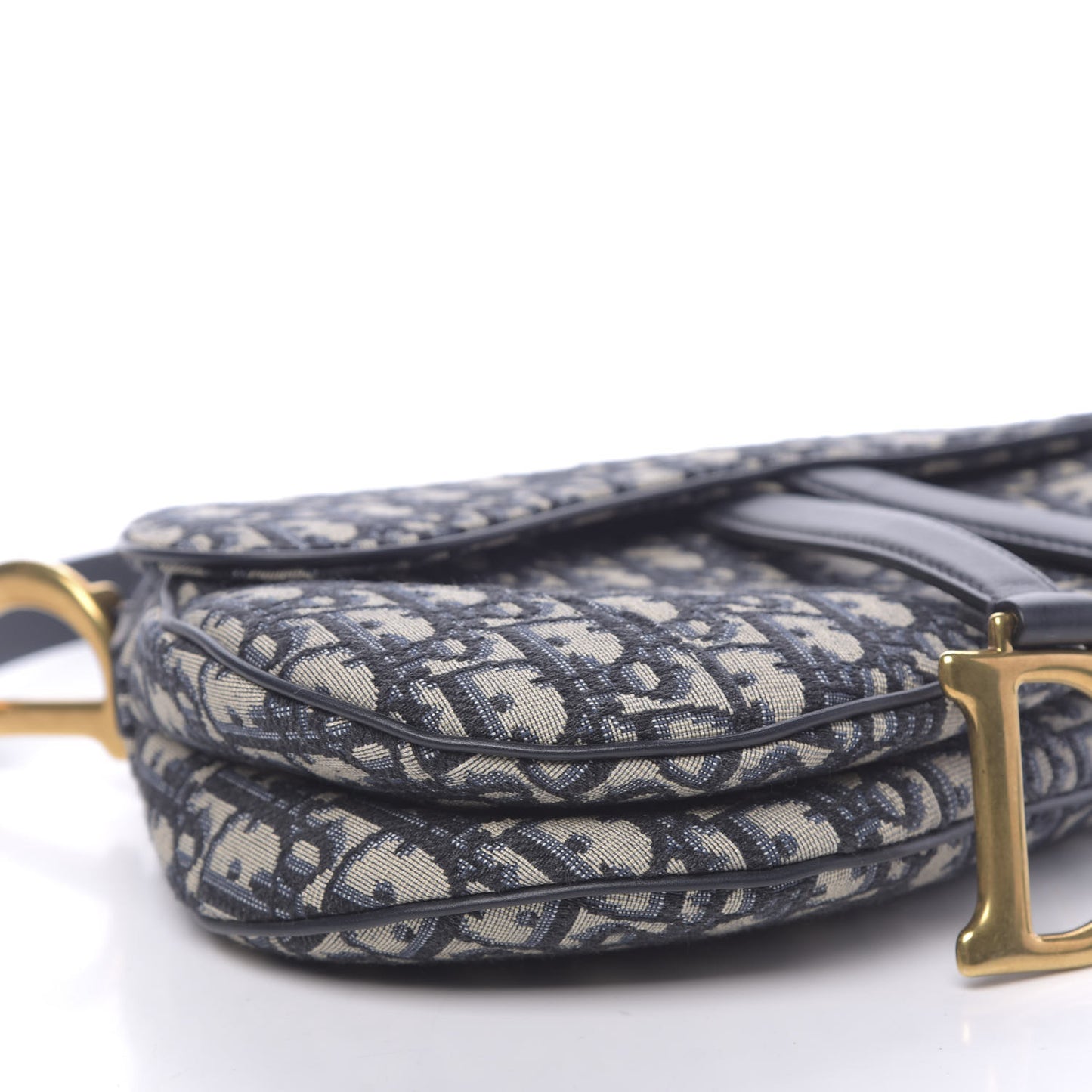 Oblique Saddle Bag Blue