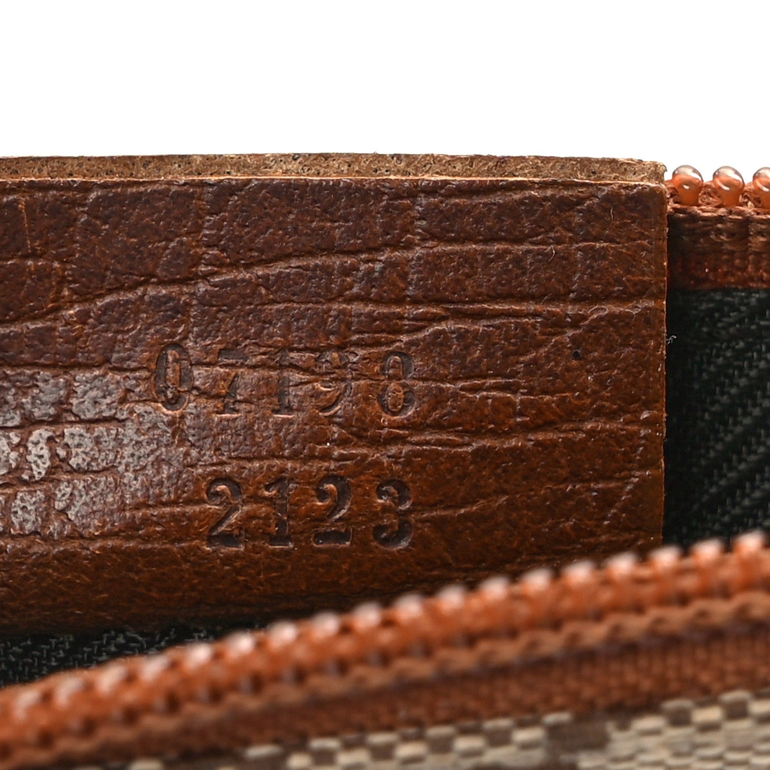 Gucci Monogram Web Boat Pochette Brown 7 of 12