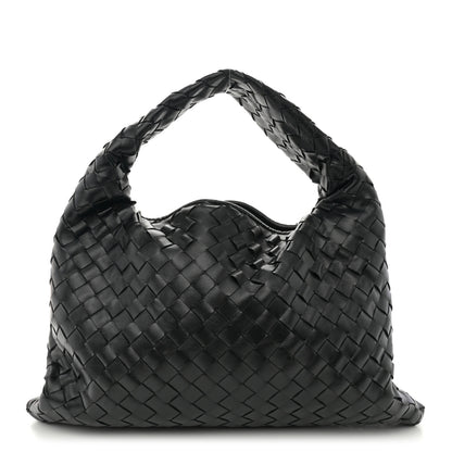 Bottega Veneta Calfskin Intrecciato Small Hop Black 1 of 11