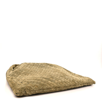 Bottega Veneta Suede Intrecciato Large Hop Mud 4 of 10