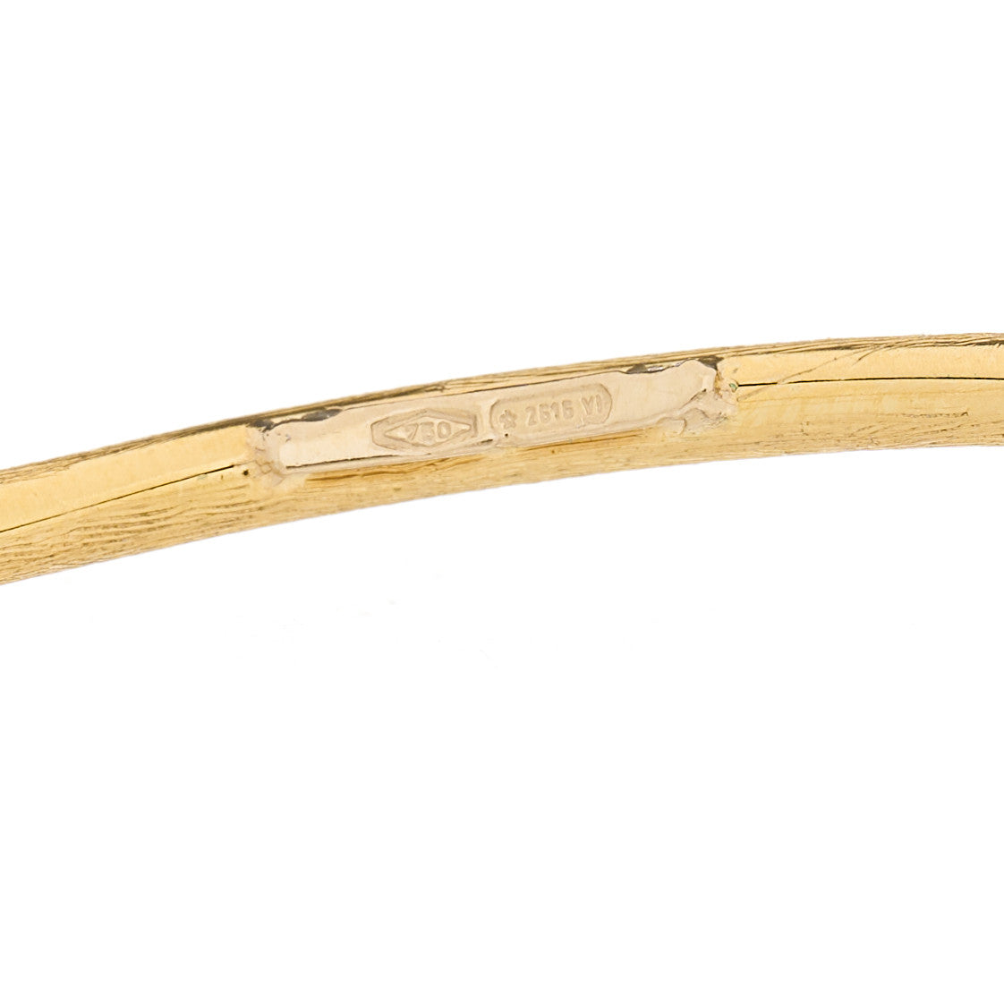 Marco Bicego 18K Yellow Gold Amethyst Blue Topaz Jaipur Bangle Bracelet 4 of 7