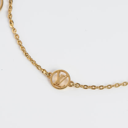 Louis Vuitton Swarovski Crystal Lady Lucky Key Supple Bracelet Gold 7 of 8