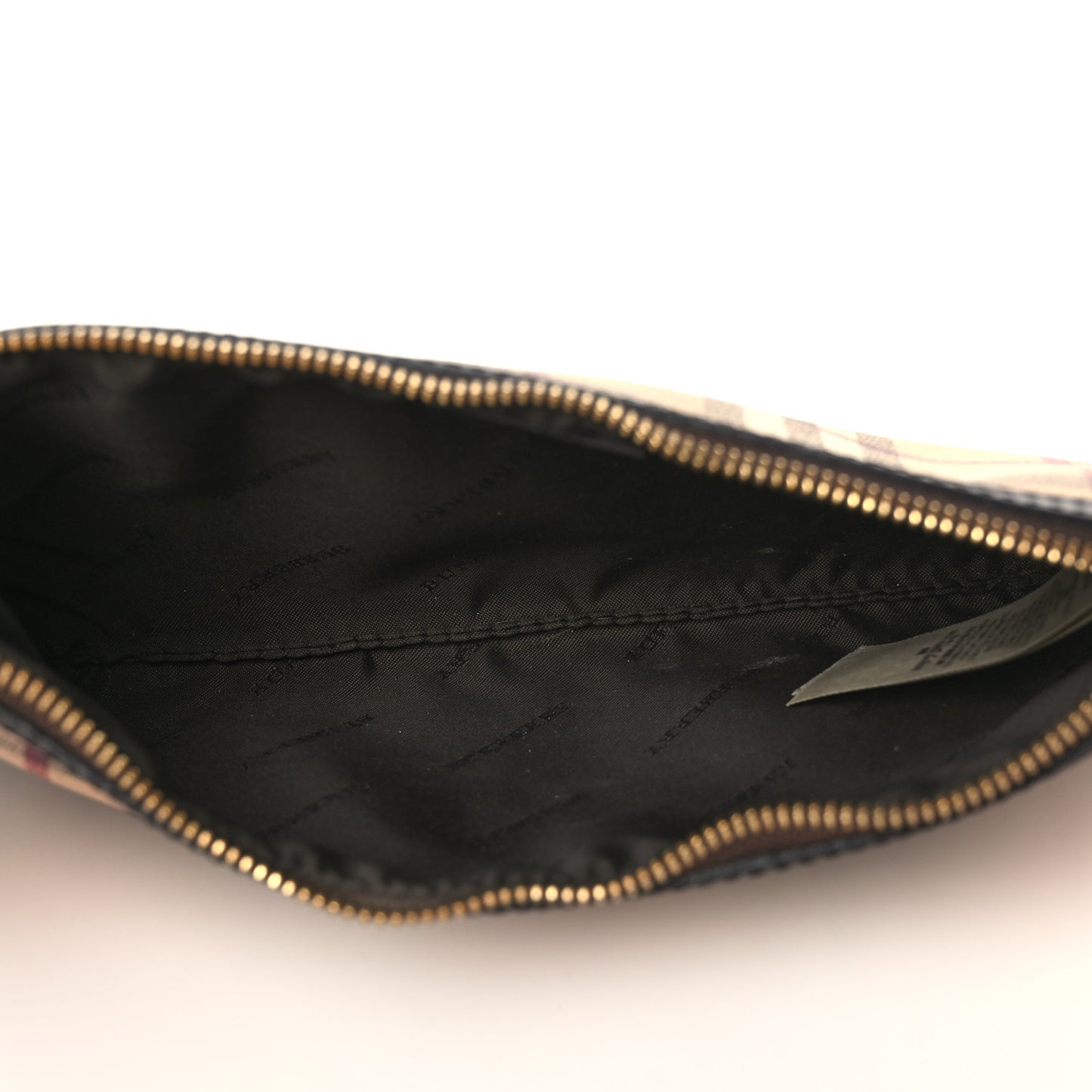 Haymarket Check Small Peyton Crossbody Clutch Bag Chocolate