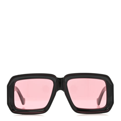 Loewe Acetate Paula's Ibiza Dive In Mask Sunglasses LW40064U Black Pink 2 of 7