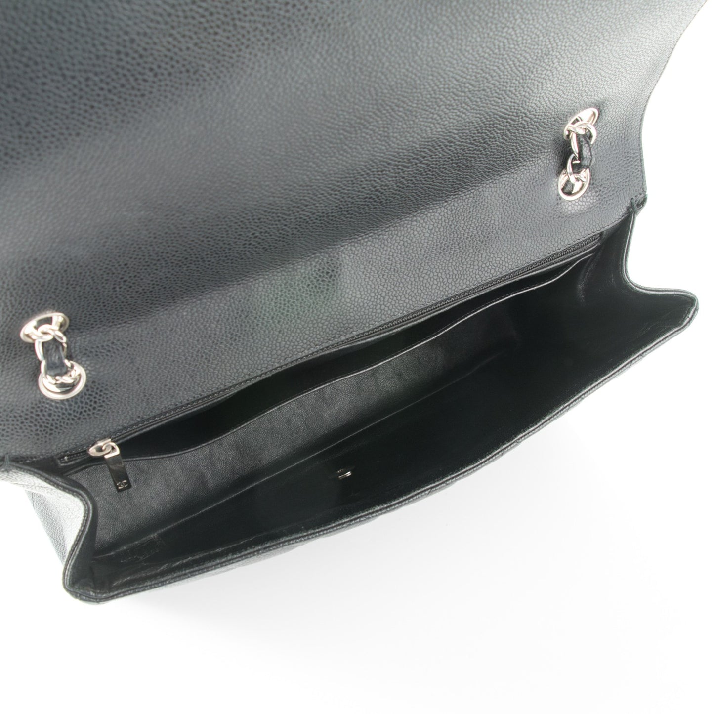 Caviar Quilted Maxi Single Flap Black