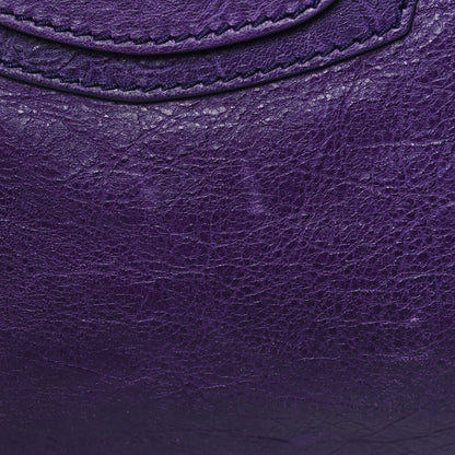 Balenciaga Agneau Giant 12 Silver Hardware City Dark Violet 14 of 16
