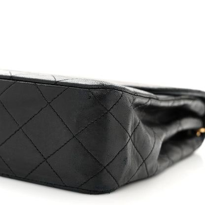 Chanel Lambskin Quilted Medium Single Flap Black 10 of 11