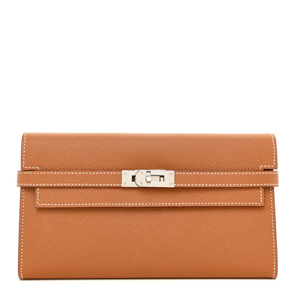 Hermes Epsom Kelly Longue Wallet Gold 1 of 12