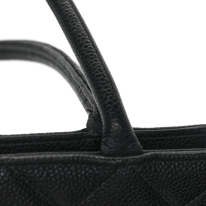 Chanel Caviar Quilted Medallion Tote Black 11 of 12