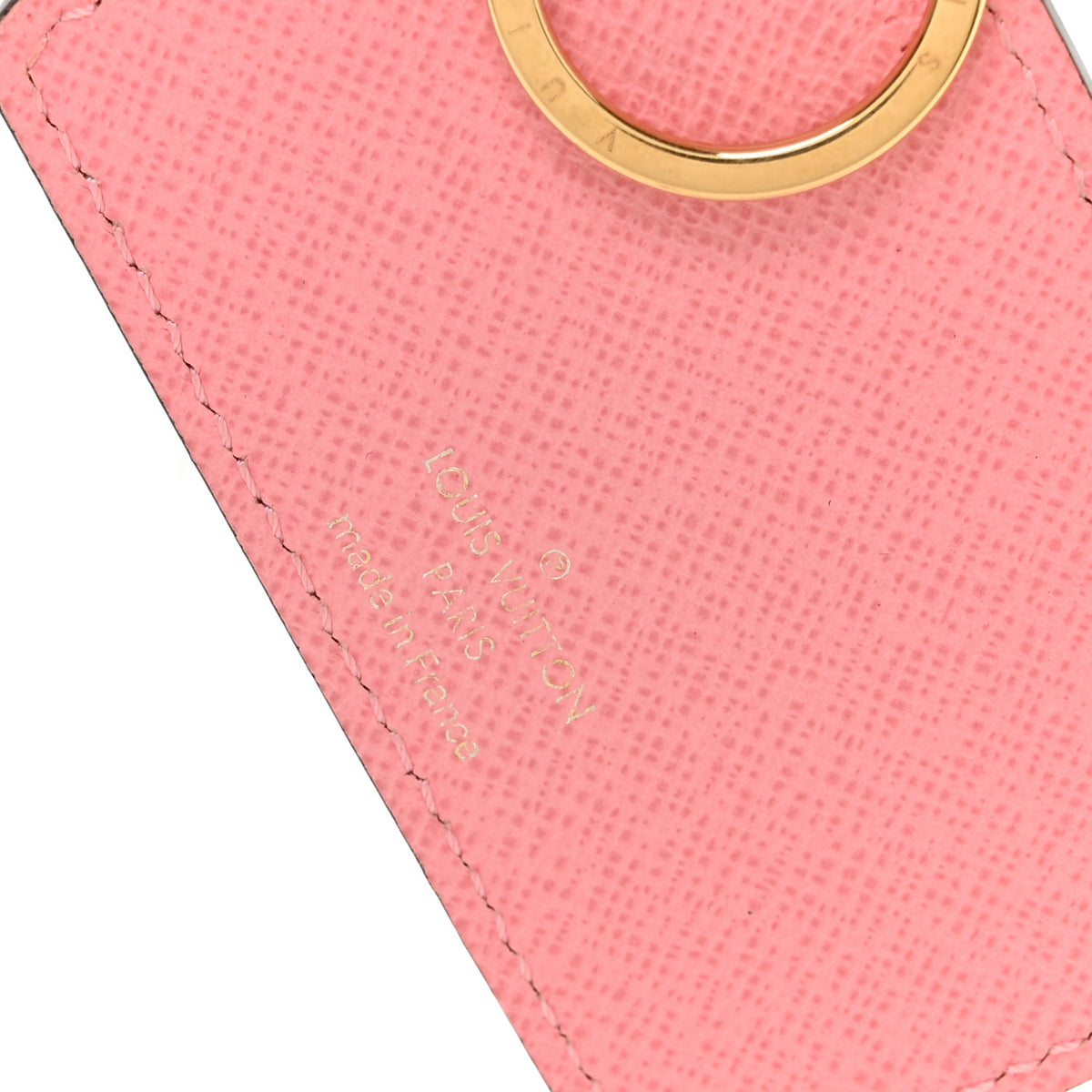 Monogram Illustre Bag Charm Key Ring Rose