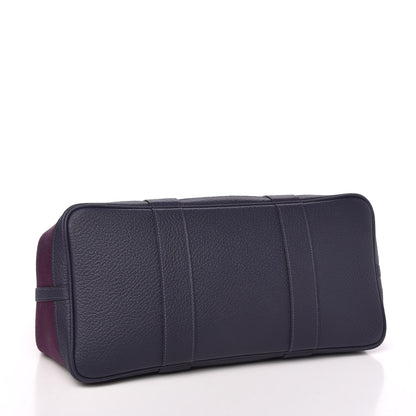 Hermes Toile Negonda Garden Party 36 MM Cassis Bleu Nuit 4 of 10