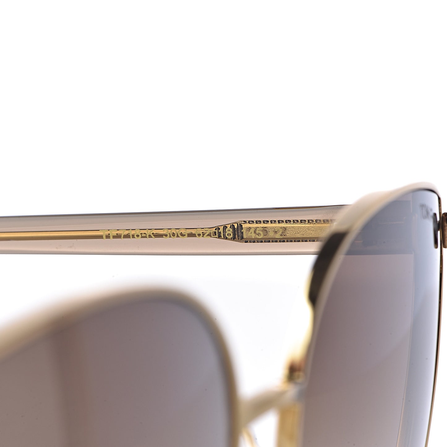Cat Eye Sunglasses TF718 K Brown