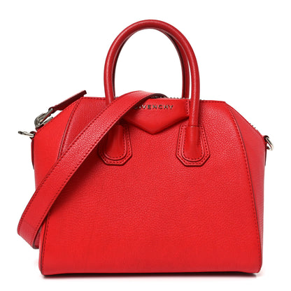 Givenchy Sugar Goatskin Mini Antigona Red 1 of 10