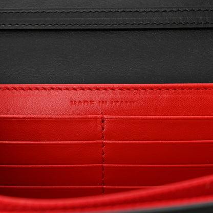 Christian Louboutin Suede Crystal Embellished Paloma Love Clutch Black Multicolor 6 of 11