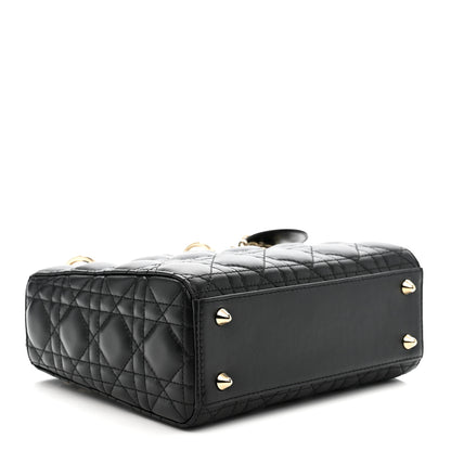 Christian Dior Lambskin Cannage Small My ABCDior Lady Dior Black 4 of 11