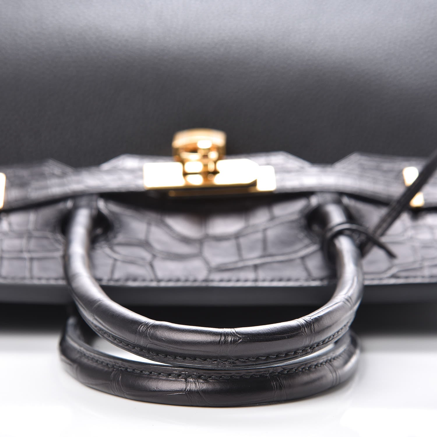 Hermes Togo Matte Alligator Birkin Touch 30 Black 37 of 40