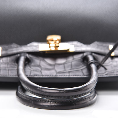 Hermes Togo Matte Alligator Birkin Touch 30 Black 37 of 40