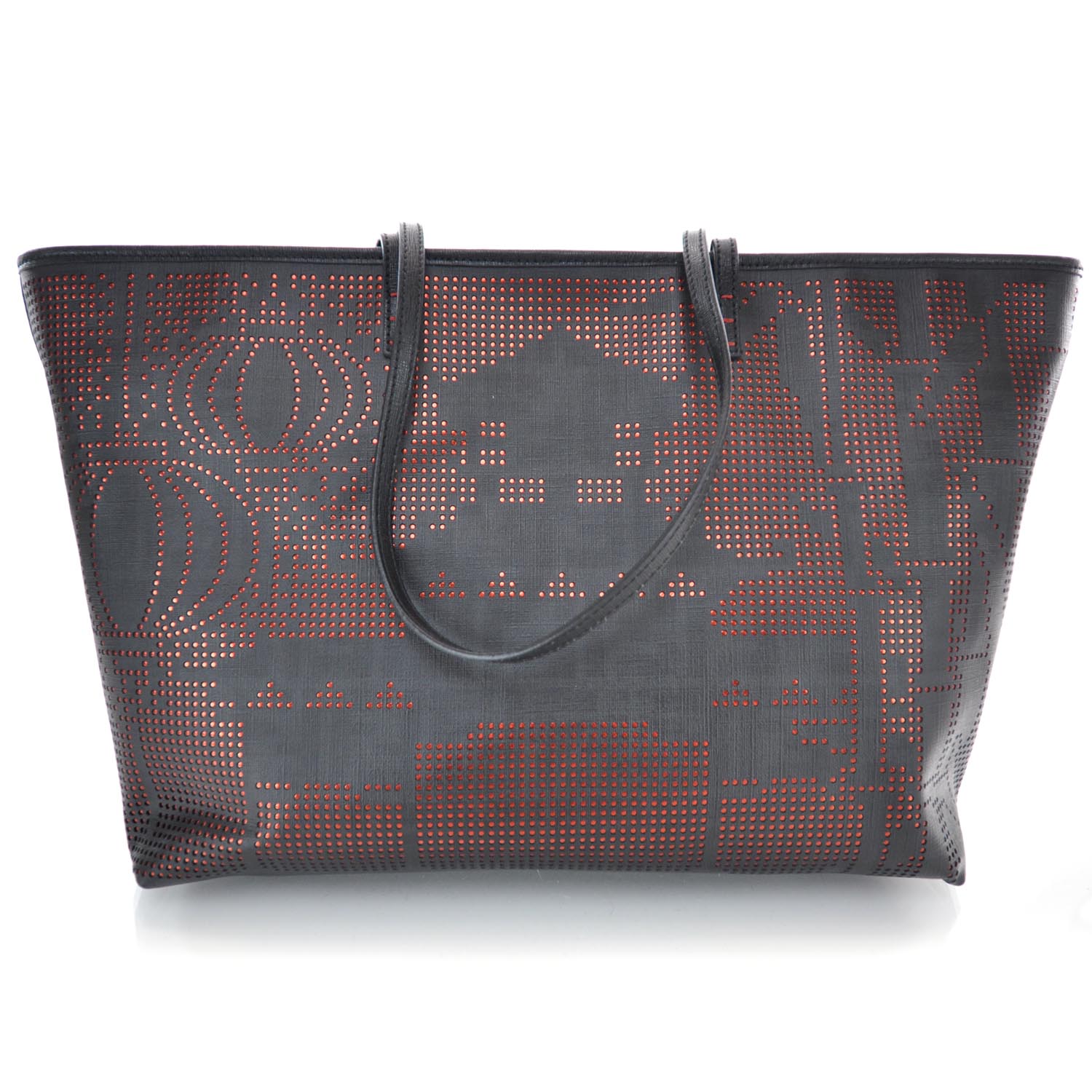 Fendi Zucca Lampo Roll Tote Rosso 1 of 7