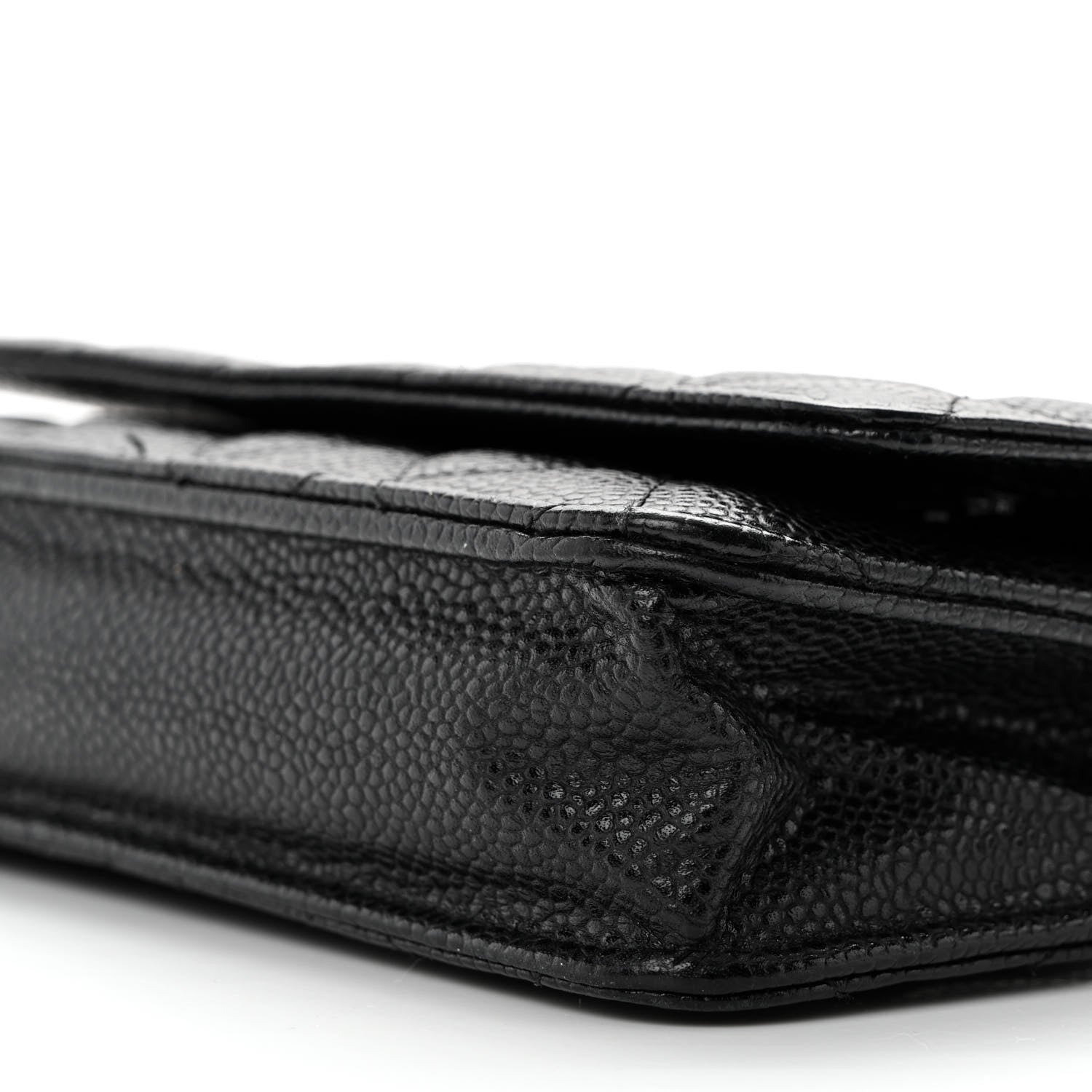 Chanel Caviar Quilted Wallet on Chain WOC Black 10 of 11