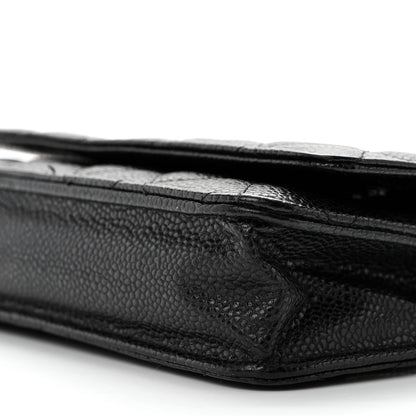 Chanel Caviar Quilted Wallet on Chain WOC Black 10 of 11