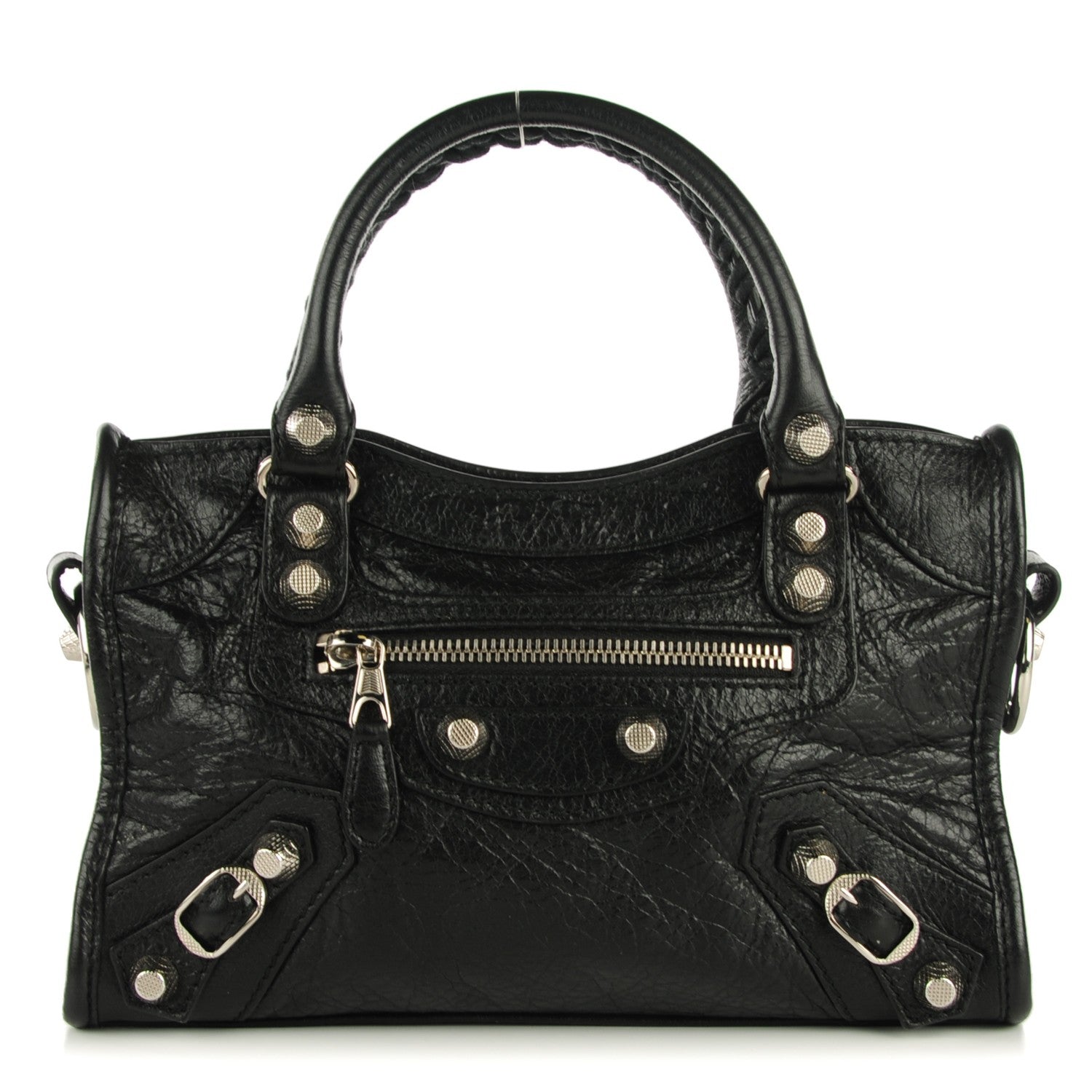 Balenciaga Agneau Giant 12 Silver Hardware Mini City Black 1 of 7