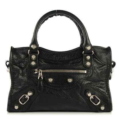 Balenciaga Agneau Giant 12 Silver Hardware Mini City Black 1 of 7
