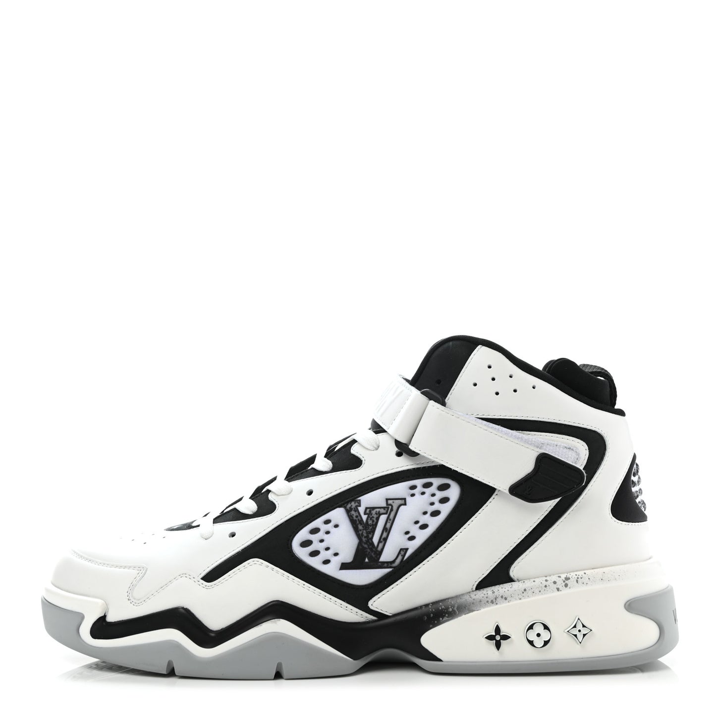 Calfskin Mens LV Trainer 2 Sneaker 11 White