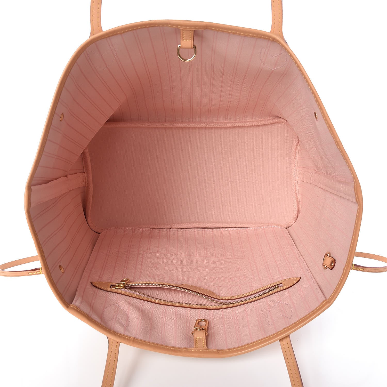 Louis Vuitton Damier Azur Neo Neverfull MM Rose Ballerine 5 of 9