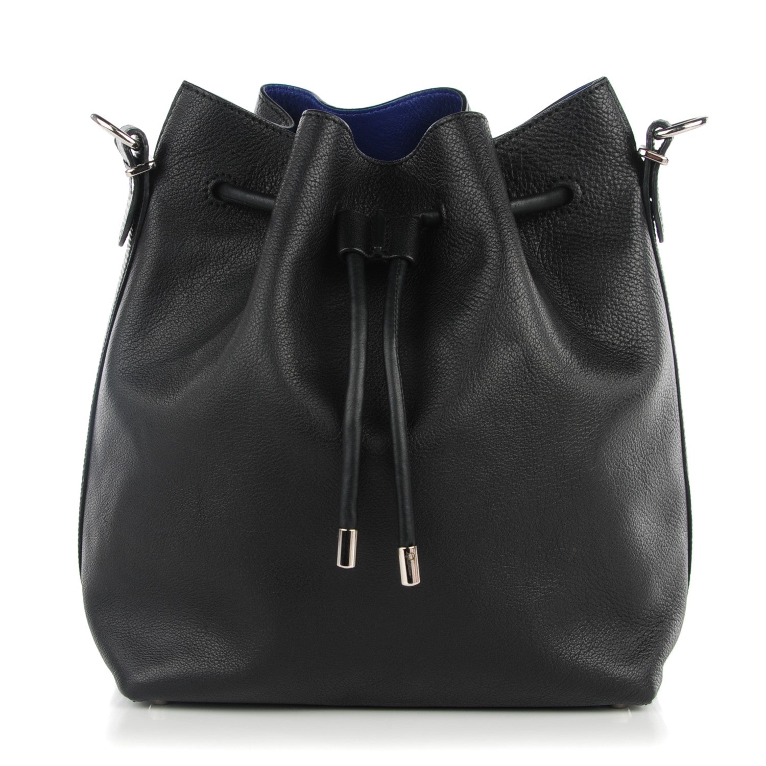 Proenza Schouler Calfskin Buffalo Medium Bucket Bag Black 1 of 7