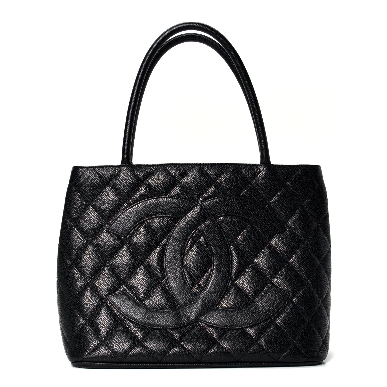Chanel Caviar Quilted Medallion Tote Black 1 of 4