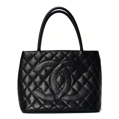 Chanel Caviar Quilted Medallion Tote Black 1 of 4