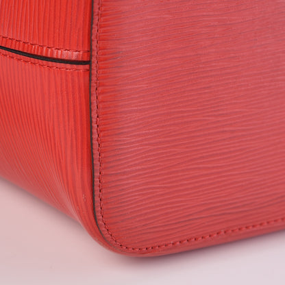 Louis Vuitton Epi Neverfull MM Coquelicot 14 of 16