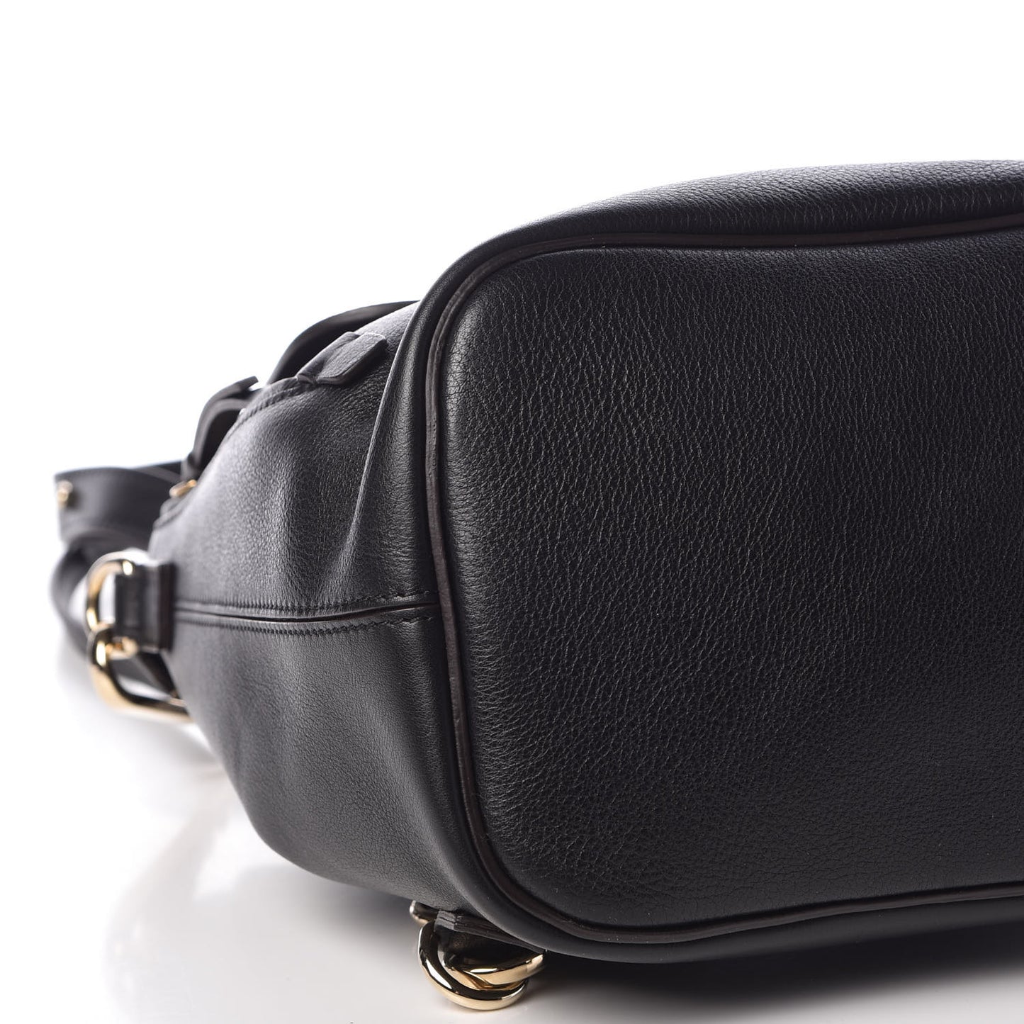 Suede Calfskin Small Faye Backpack Black