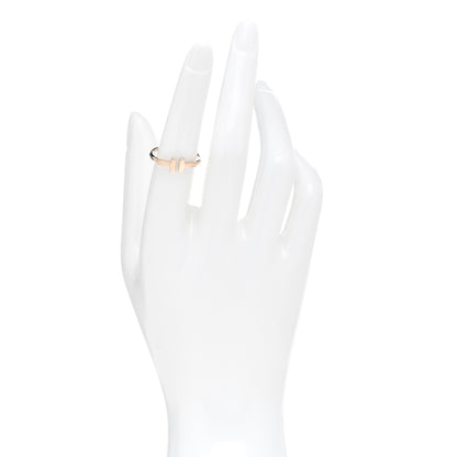 Tiffany 18K Rose Gold T Wire Ring 53 6.25 2 of 4