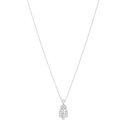 Tiffany Platinum Diamond Legacy Pendant Necklace 1 of 4
