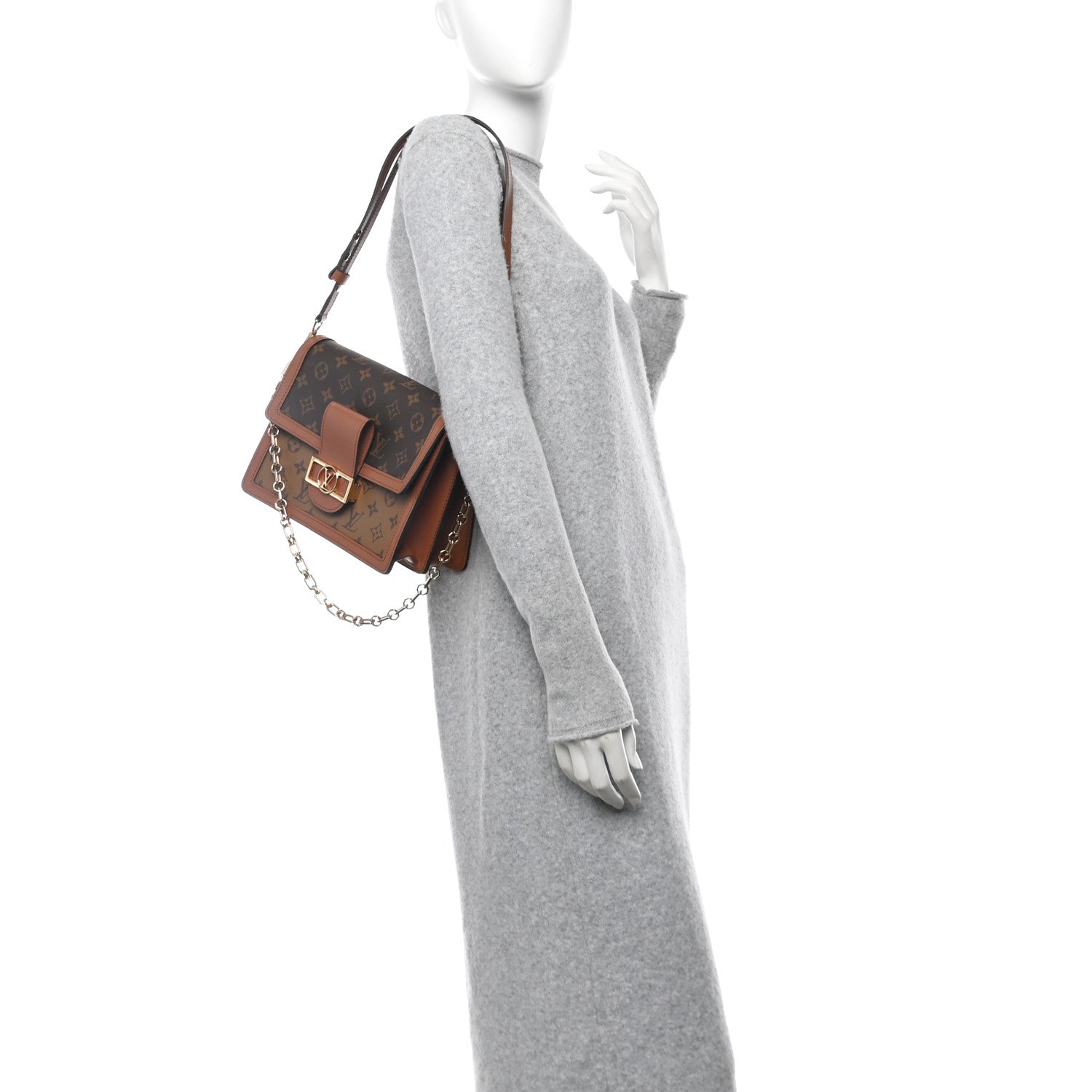 Louis Vuitton Reverse Monogram Dauphine MM 2 of 11