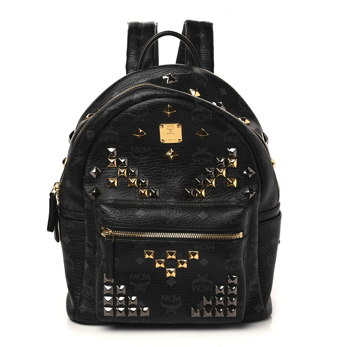 Visetos Studded Small Stark M Backpack Black