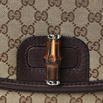 Gucci Monogram Large New Bamboo Top Handle Bag Brown 13 of 13