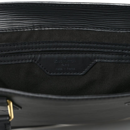 Louis Vuitton Epi Sac Plat PM Black 6 of 12