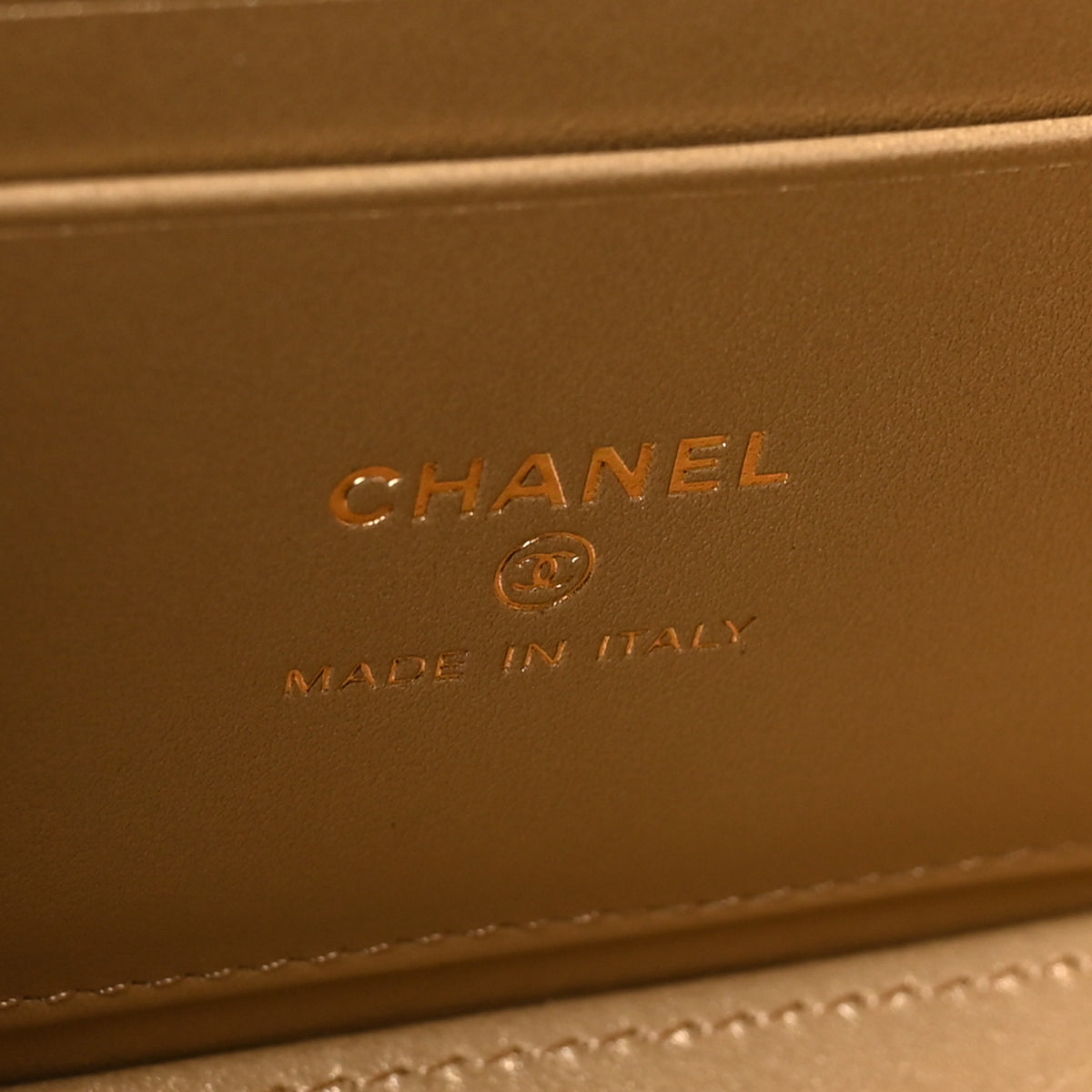 Chanel Calfskin Quilted Perfect Fit Vanity Case With Chain Black 6 of 12