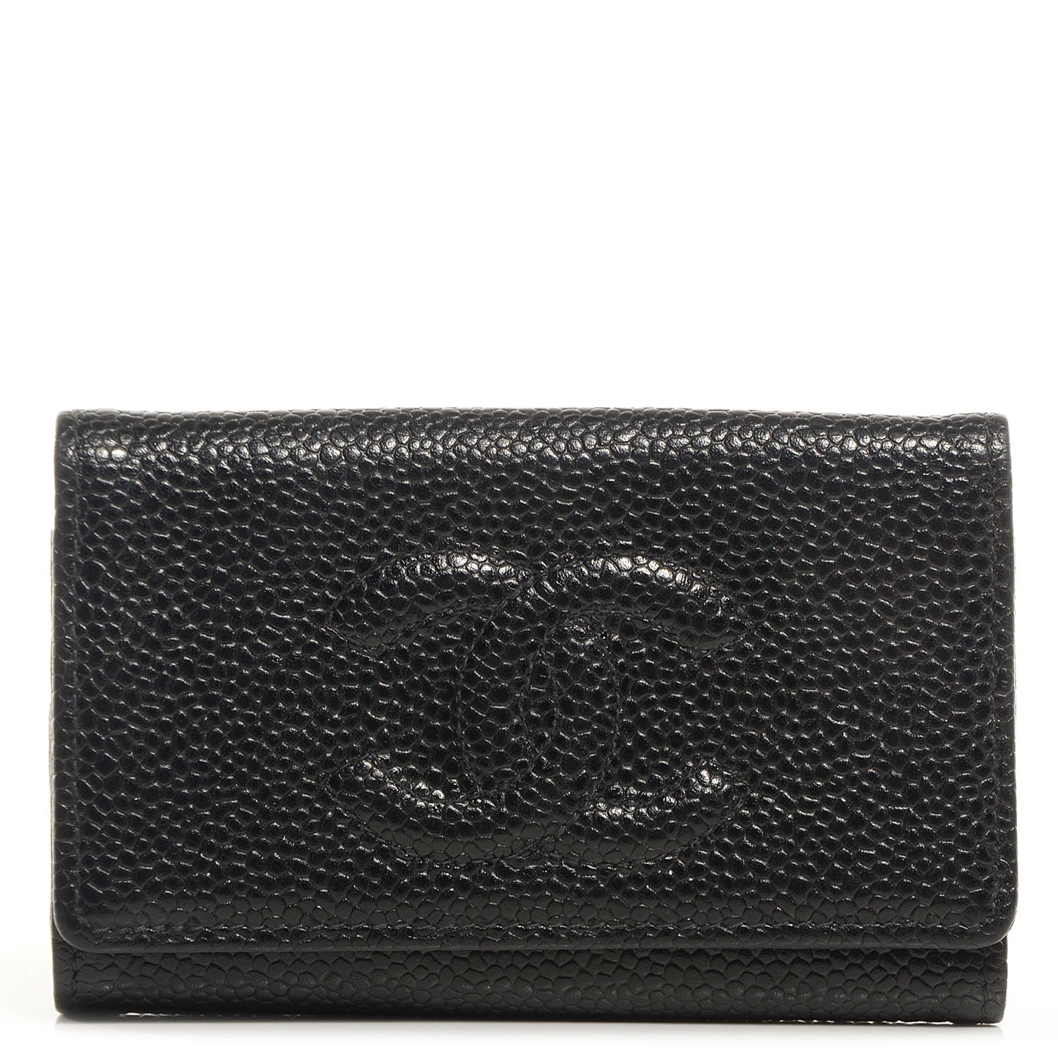 Chanel Caviar 6 Key Holder Case Black 1 of 7