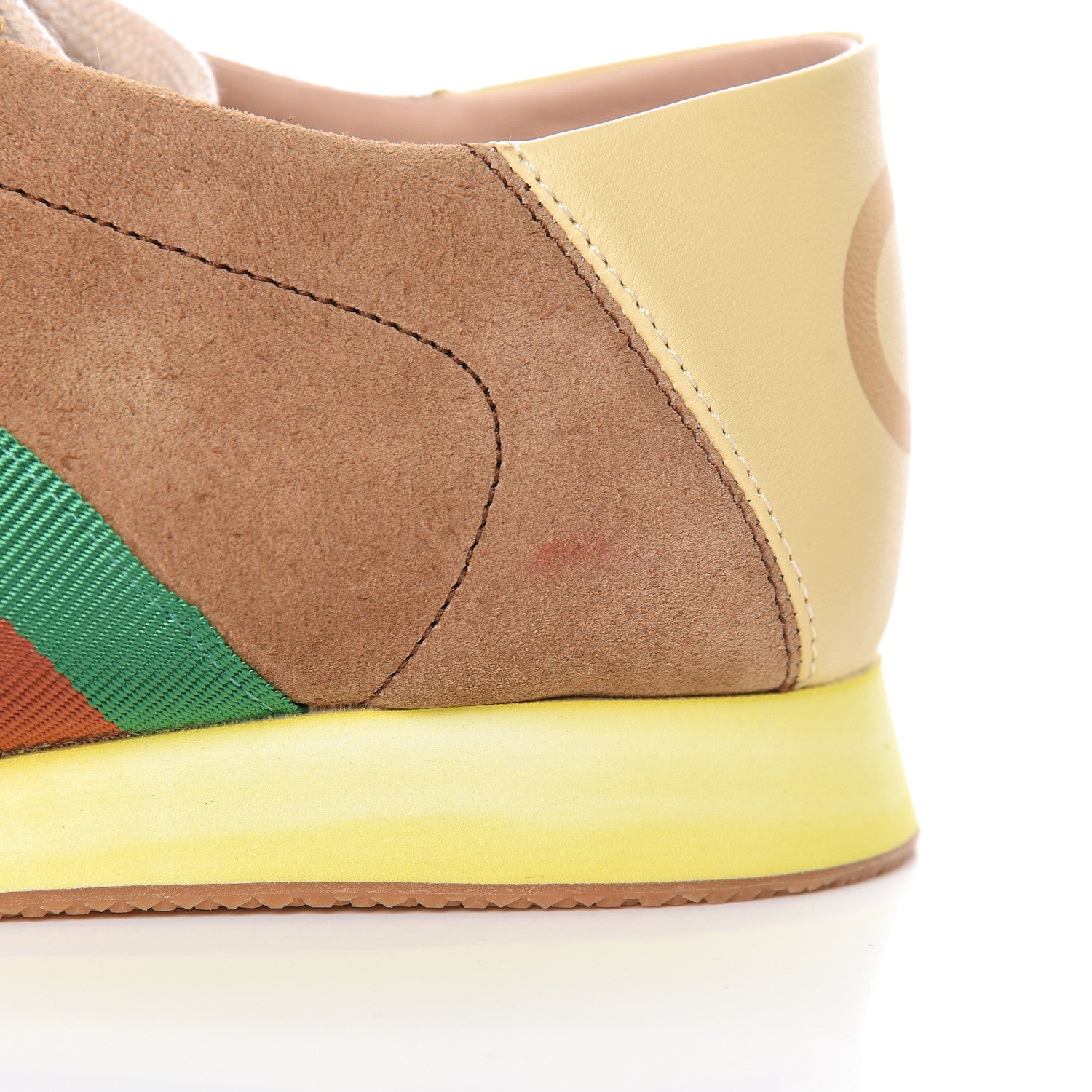 Gucci Suede Web Womens Rocket Sneakers 41 Nocciola Burro 11 of 17