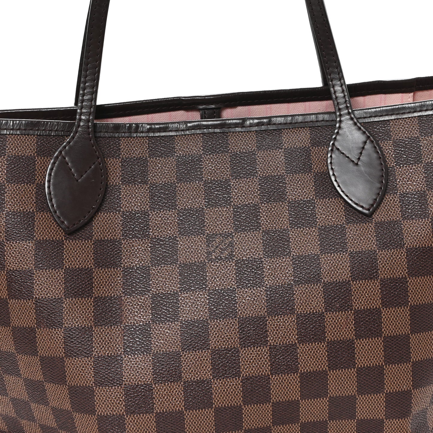 Damier Ebene Neo Neverfull MM Rose Ballerine