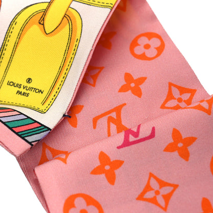 Louis Vuitton Silk Monogram My LV Tags Bandeau Pink 3 of 3