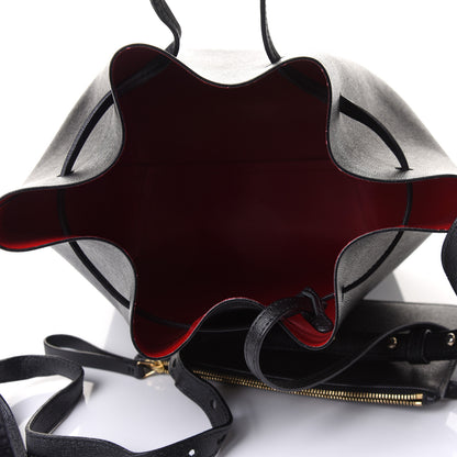 Mansur Gavriel Saffiano Bucket Bag Black Flamma 5 of 14