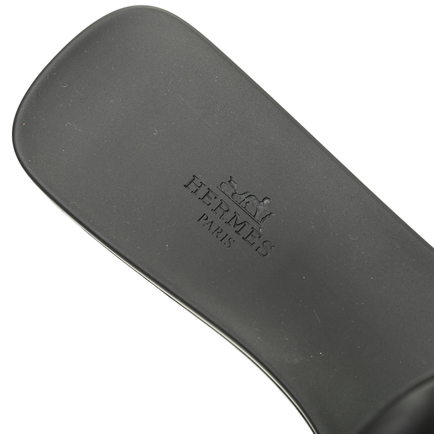 Hermes Rubber Aloha Sandals 41 Black 8 of 10