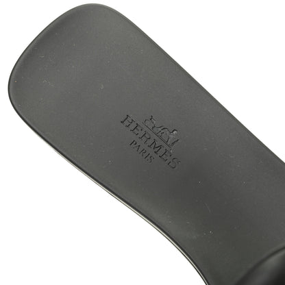Hermes Rubber Aloha Sandals 41 Black 8 of 10