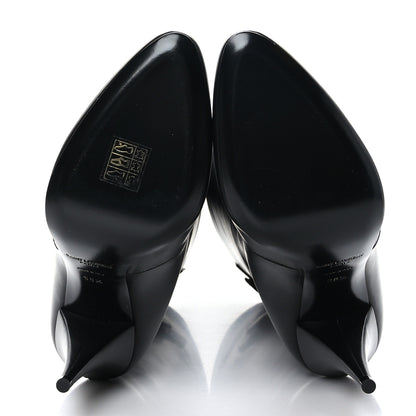 Saint Laurent Lambskin Koller 110 Tall Boots 38.5 Black 5 of 7