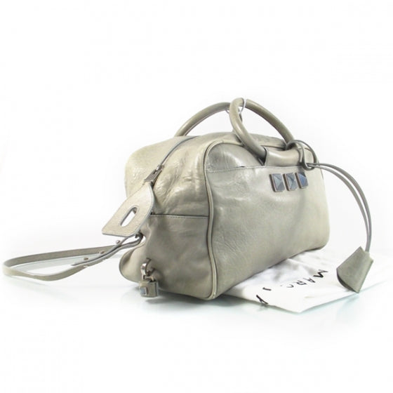 Carter Studded Bag Grey